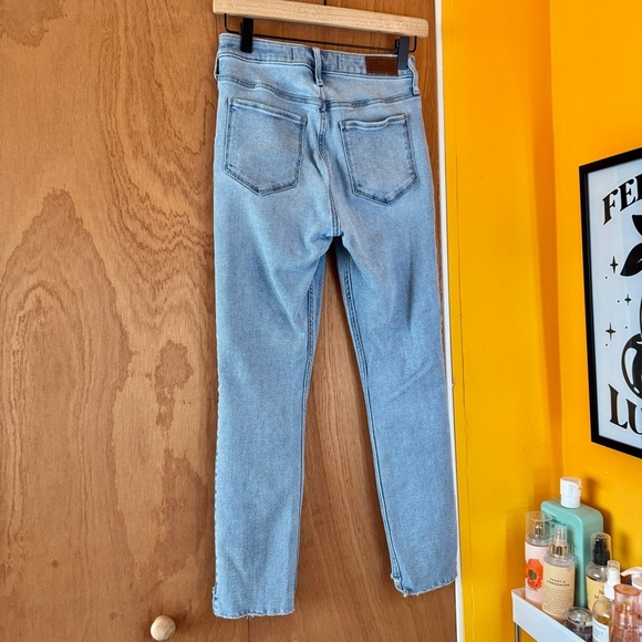 Hollister High Rise Color Block Blue Jeans - Size 5/27 - Picture 3 of 7